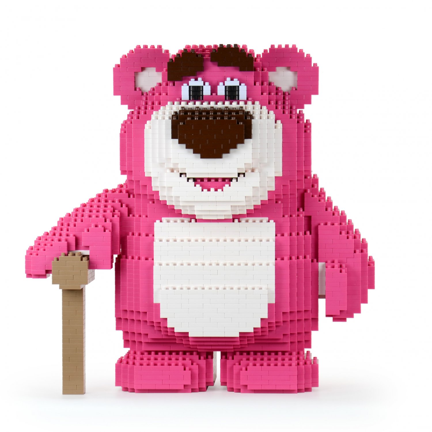 Lotso Toy Story Brick Sculpture Jekca Lego Brick Diy Kit