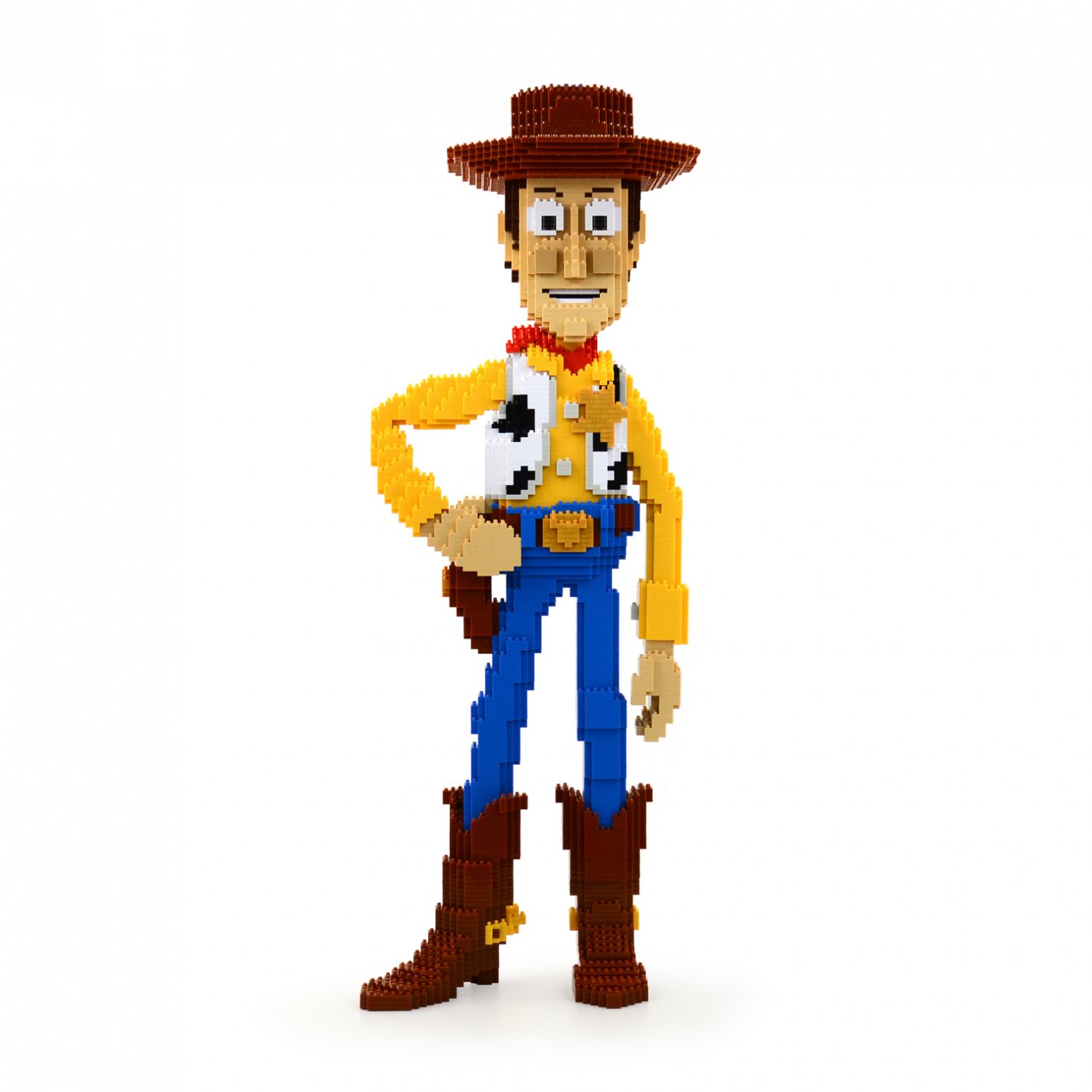 Woody Toy Story Brick Sculpture Jekca Lego Brick Diy Kit