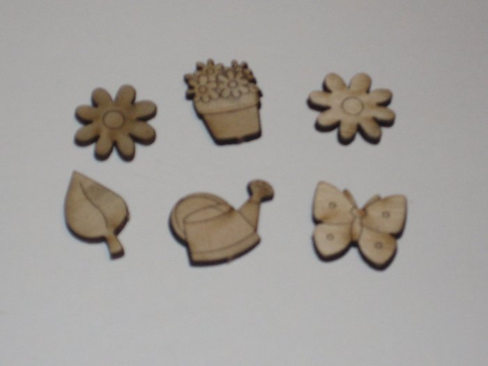 Gardening Buttons/Charms
