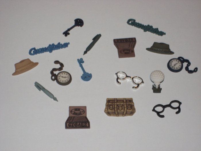 Grandfather Buttons/Charms