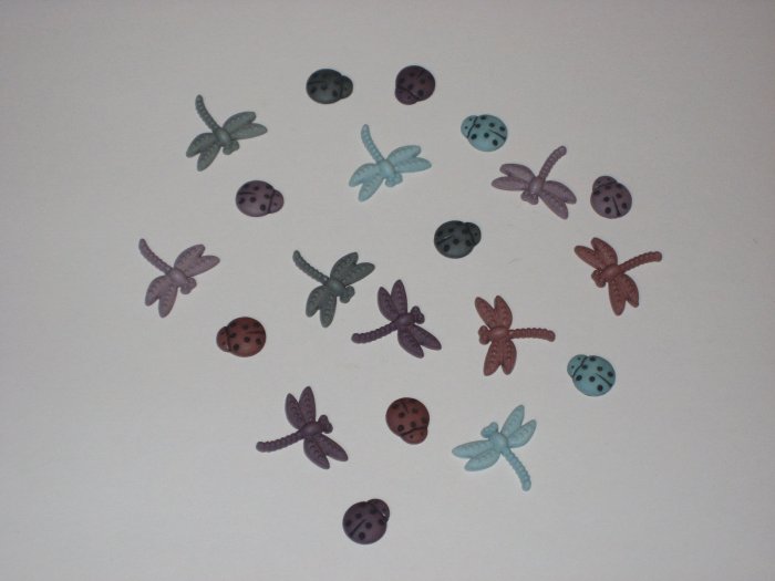 Dragonfly/Ladybug Charms