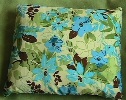 Pillow Shades of Blue and Green