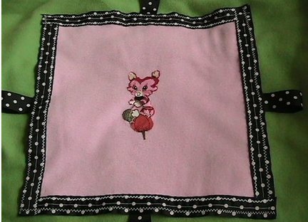 Poker Dot Security Blankie