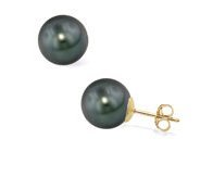 Tahitian Black Pearl Earrings