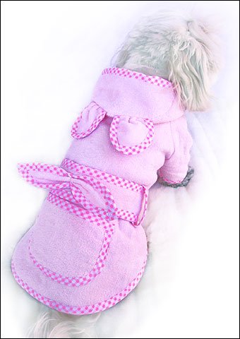 PINK BUNNY BATHROBE