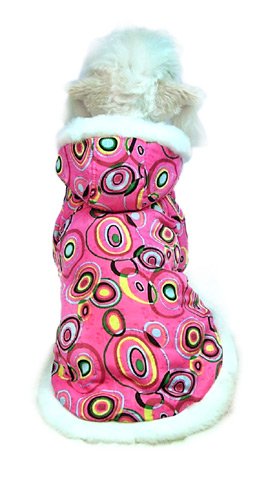 PINK COLORFUL SNOW COAT