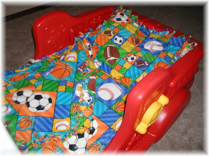 Toddler or Crib Fleece Bedding Set