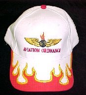 White Aviation Ordnance Ball Cap