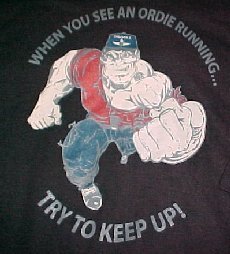 Black T-Shirt - Ordie Running