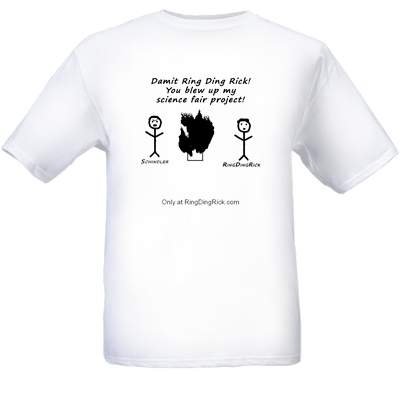 T-Shirt (White) (with back) (Clean)