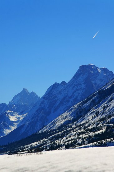 Sky Trail Over the Rockies