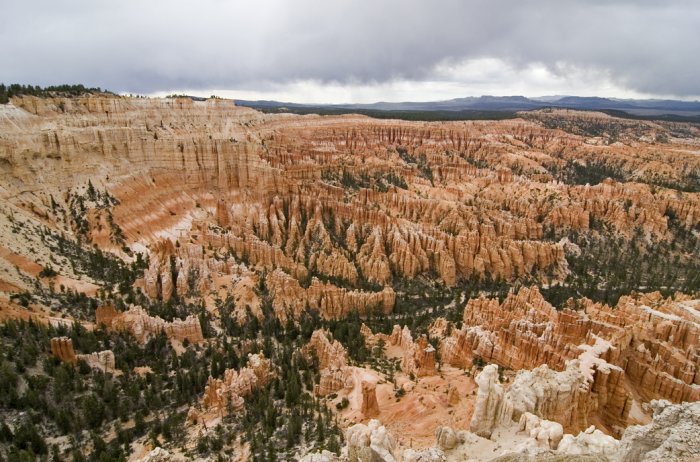 Overcast Skies Over Bryce Amphitheater