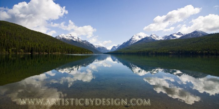 Serenity in the Waters - 10"x 20" Signed Print