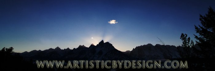 Grand Silhouette - 10"x 30" Signed Panoramic Print
