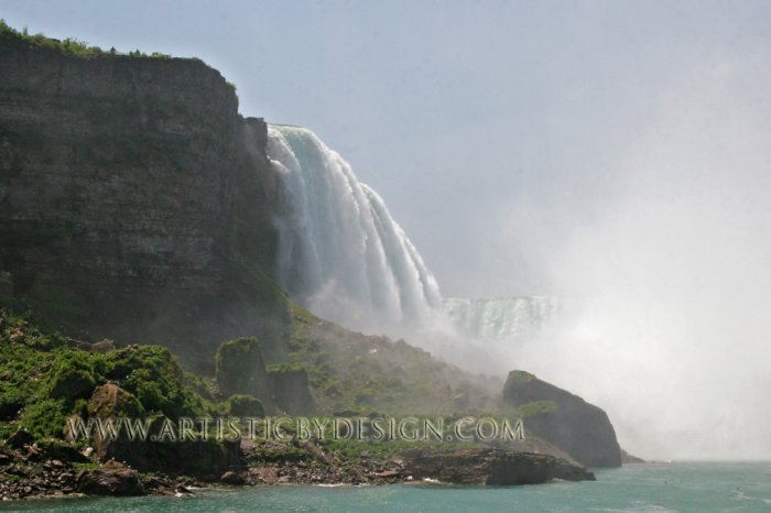 The Cliffs of American Falls - 20"x 30" Signed Print