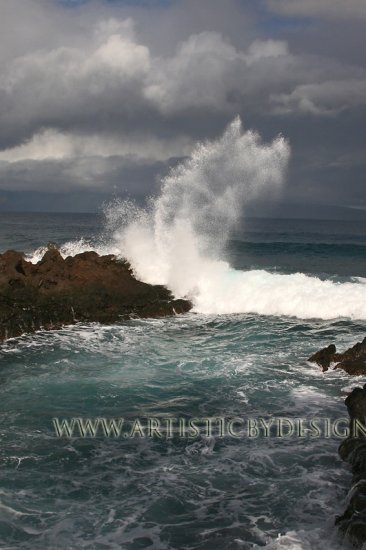 Crashing Wave - 20"x 30" Signed Print