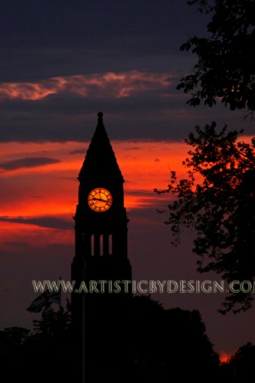 Fiery Skies at 9:17 - 20"x 30" Signed Print