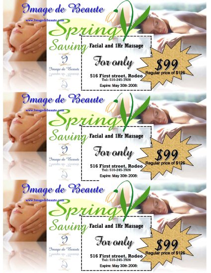 Spring Promotion