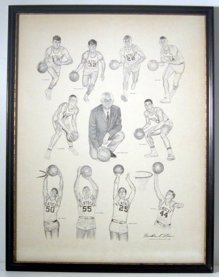 KENTUCKY WILDCATS PRINT BY FRANKLIN STONE
