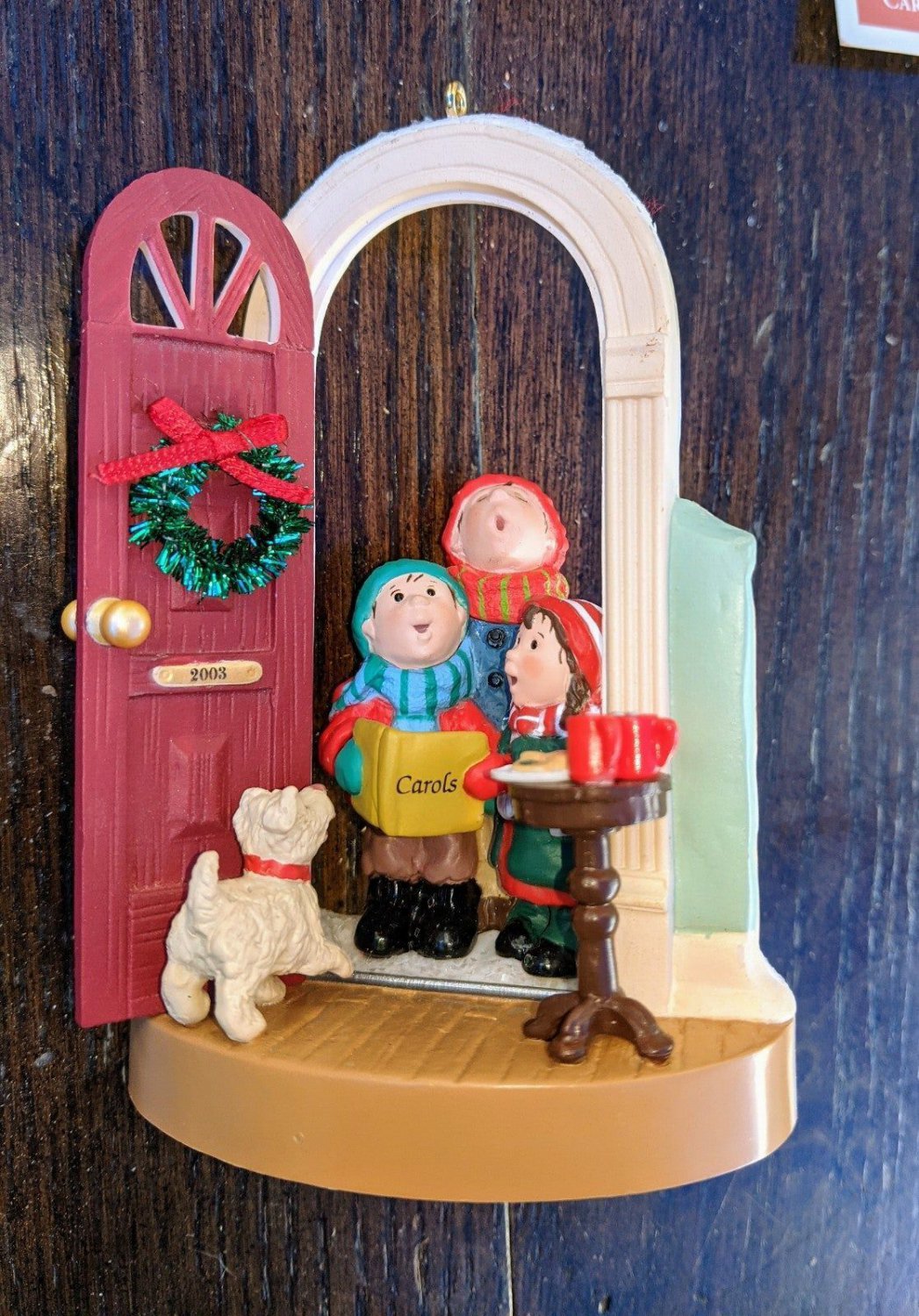 Caroling At The Door Keepsake Ornament