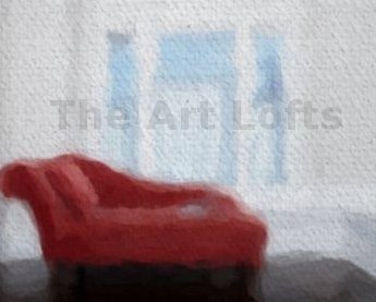 The Red Chaise - Sableux Peut-être - Gloss Poster (28.8" x 24.0")