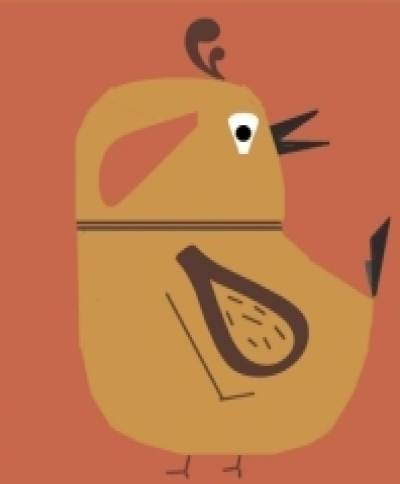 Matilda - Sabby's Birds - Original Artwork - Sableux Peut-être