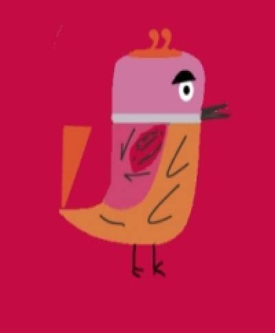 Camilla- Sabby's Birds - Original Artwork - Sableux Peut-être-