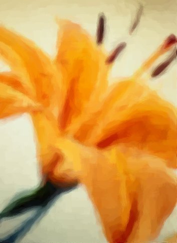 Asia Iris - Original Artwork by Sableux - 24x36