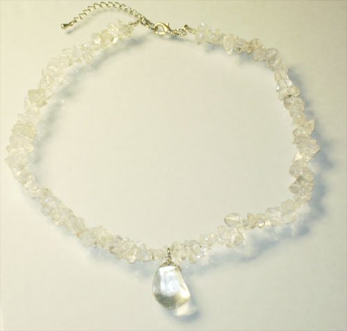 Crystal Quarts Pendant Necklace