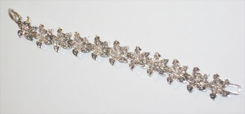 Marcasite Flower Bracelet