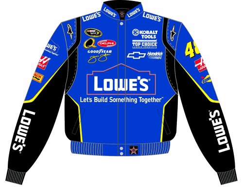 2008 JIMMIE JOHNSON / LOWE'S ADULT COLOR TWILL JACKET