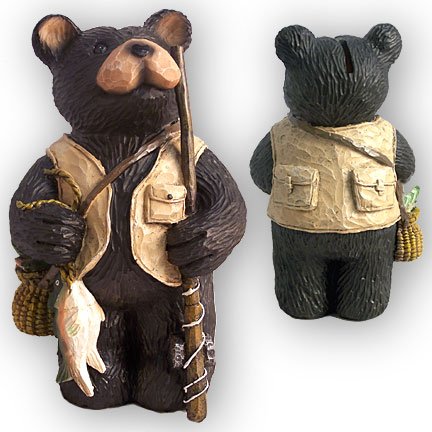 Bear Fishing Bank