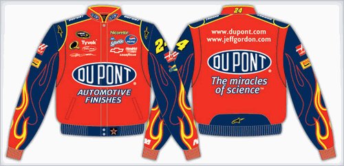 2008 JEFF GORDON DU PONT KIDS COLOR TWILL JACKET