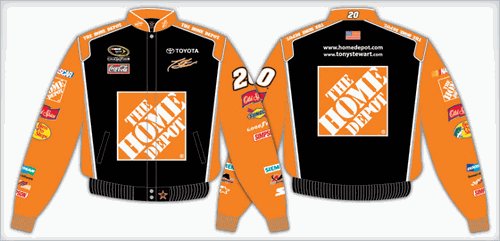 2008 TONY STEWART HOME DEPOT KIDS COLOR TWILL JACKET