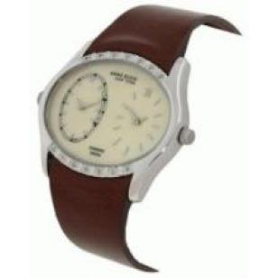 Anne Klein New York Women's Dual Time Diamond Watch