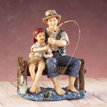 Father And Son Fishing