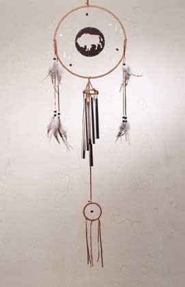 Buffalo Dreamcatcher Windchime