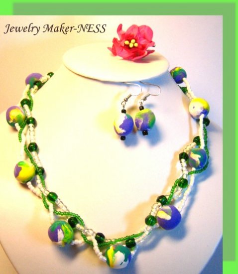 Hand-made beads "The Spring has come"!