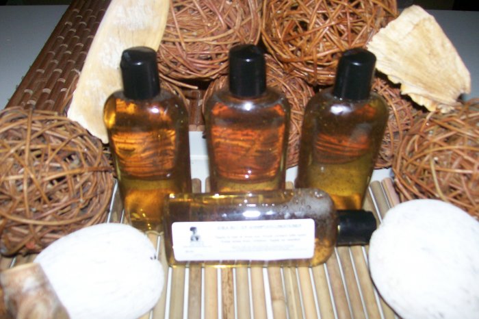 AFRICAN SHEA BUTTER SHAMPOO PLUS CONDITIONER-for normal to oily hair, herbal and vitamin fortified