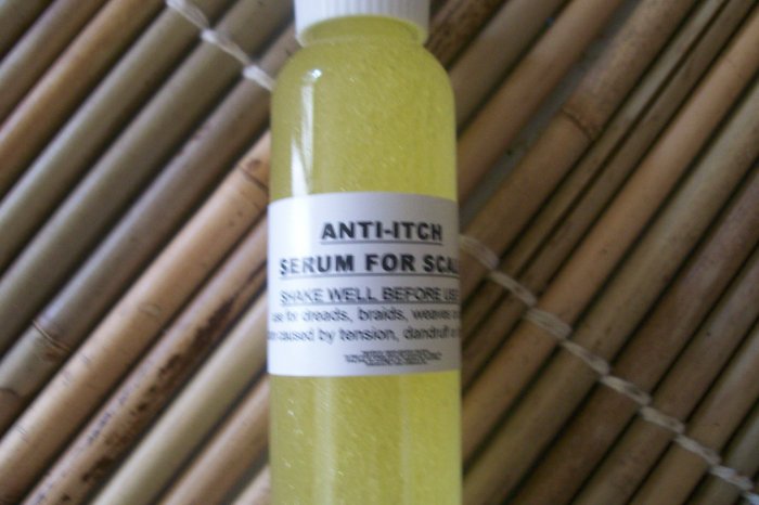 ANTI-ITCH SERUM FOR SCALP® -14 ingredients to NATURALLY stop itching in scalp, shea butter