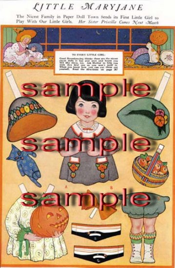 21 Pages of Vintage Paper Dolls to download now