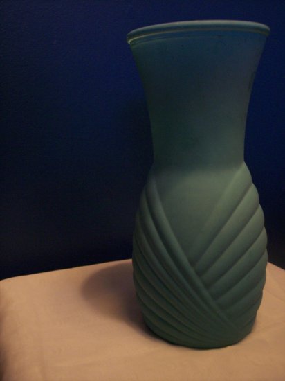 Art Deco Teal Vase