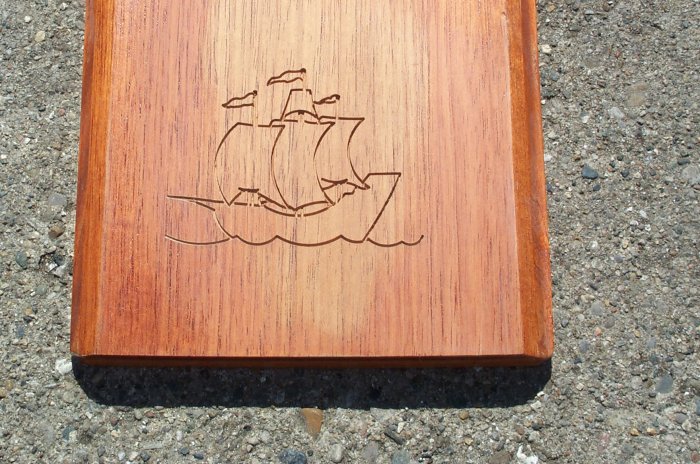 Tall sailing ship 3" x 4"