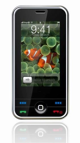 CECT a380i GSM Dual Sim 3" Touch Screen Phone + 1GB Card + Car Charger + Case