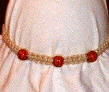 HEMP BASKETBALL NECKLACE