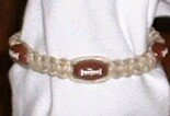 HEMP FOOTBALL BRACELET