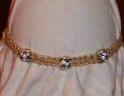 HEMP SOCCER BALL NECKLACE