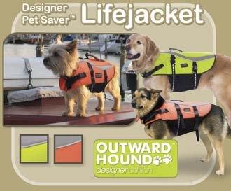 Outward Hound Pet Saver Dog Life Jacket Vest - Designer Series - Small