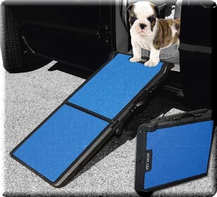 Pet Gear Portable Bi-Fold Pet and Dog Ramp - Blue
