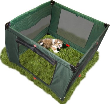 Pet Gear Home 'N Go Pet Pen Dog Puppy Play Area ~ Moss Green 48 x 48 x 36